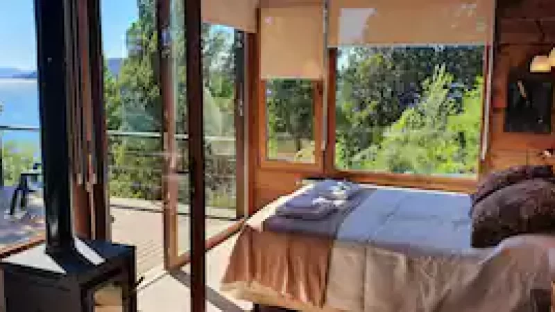 IMAGEN5-Cálida cabaña a orillas del lago con hidromasaje